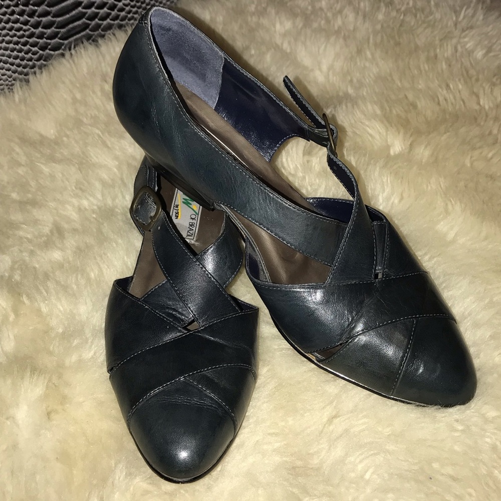 Wings of Brazil Leather Low Heels - EU 41